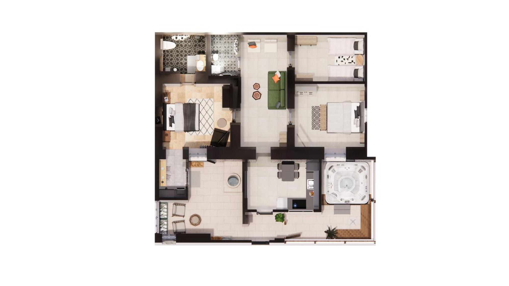 Mamilla View- Suites & Apt Hotel Jeruzsálem Szoba fotó