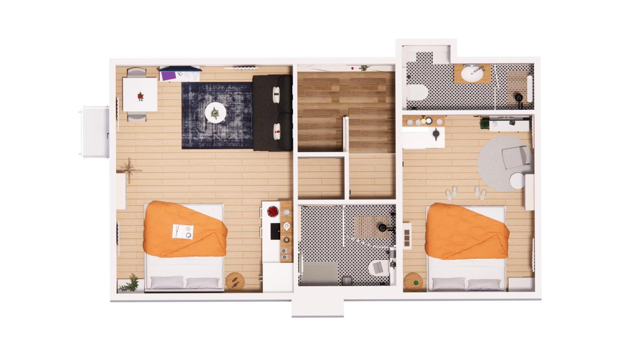 Mamilla View- Suites & Apt Hotel Jeruzsálem Szoba fotó